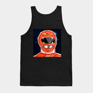 the red power ranger in space Tank Top